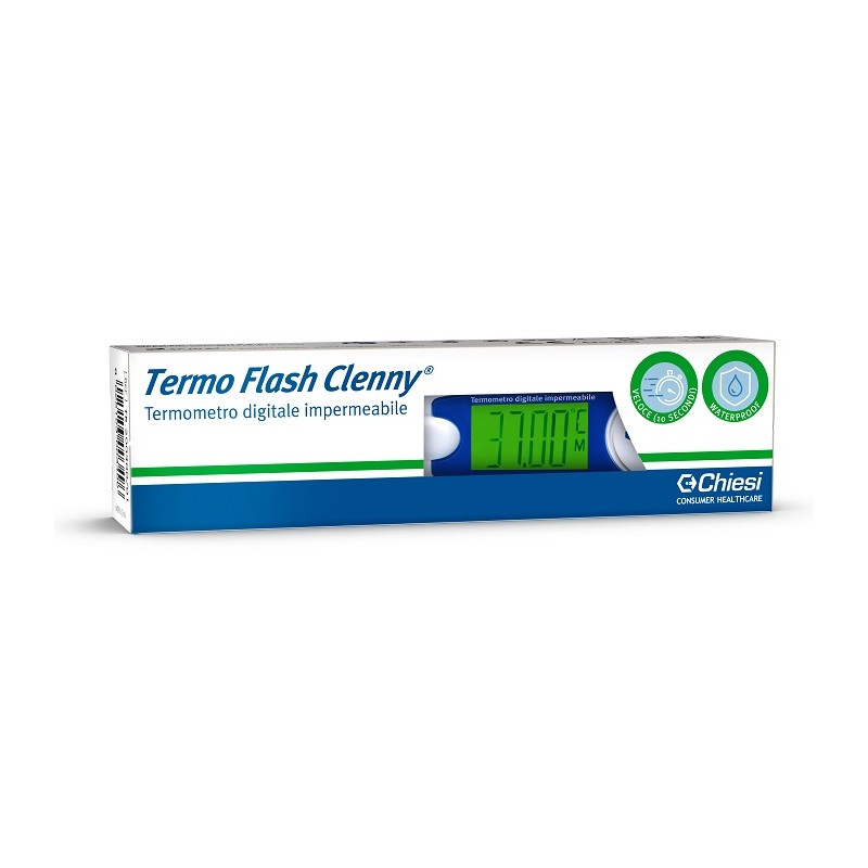 Chiesi Farmaceutici Termometro Clenny Termo Flash Predittivo 10 Secondi Waterproof - Termometri per bambini - 979233855 - Cle...