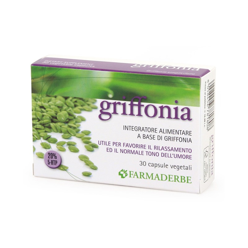 Farmaderbe Griffonia 30 Capsule Vegetali - Integratori per umore, anti stress e sonno - 925758738 - Farmaderbe - € 11,14