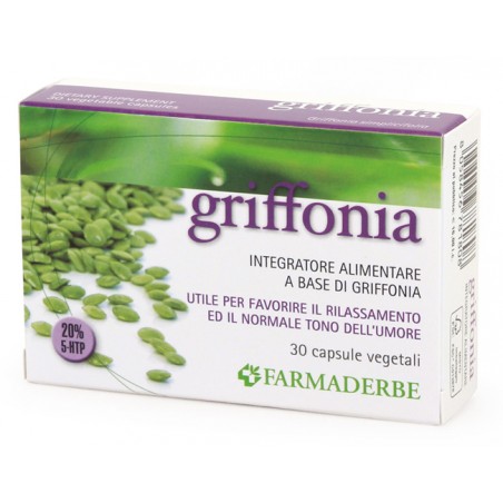 Farmaderbe Griffonia 30 Capsule Vegetali - Integratori per umore, anti stress e sonno - 925758738 - Farmaderbe - € 11,14