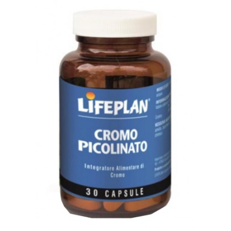 Lifeplan Products Cromo Picolinato 30 Capsule - Integratori - 974425581 - Lifeplan Products - € 9,91