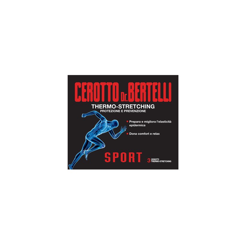 Kelemata Dr Bertelli Cerotto Sport 3 Pezzi - Igiene corpo - 979809985 - Kelémata - € 11,11