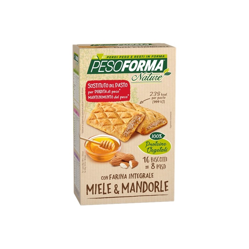 Nutrition & Sante' Italia Pesoforma Biscotto Integr Miele Mandorle 16 Pezzi 33 G - Rimedi vari - 944000405 - Pesoforma - € 11,97