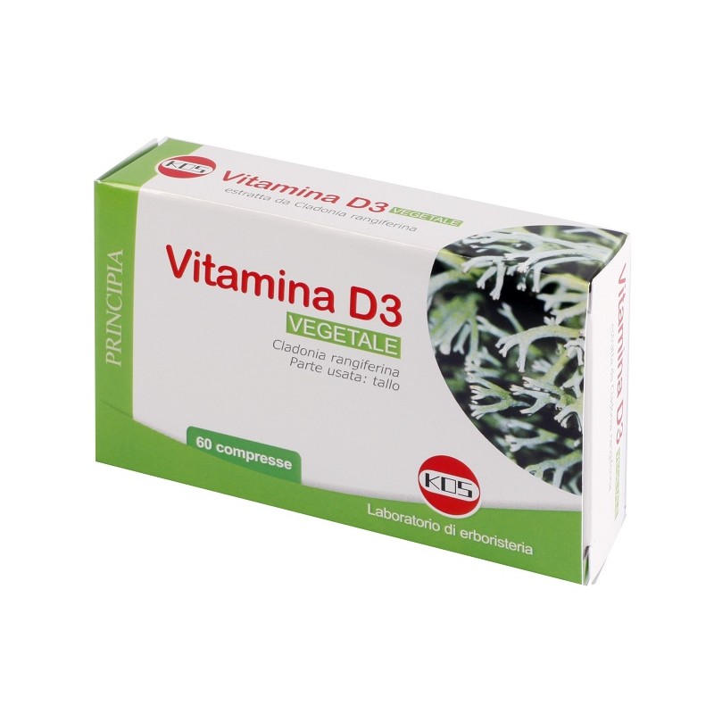 Kos Vitamina D3 Vegetale 60 Compresse - Integratori per dolori e infiammazioni - 975344870 - Kos - € 10,37