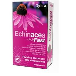 Optima Naturals Echinacea Fast 20 Compresse 800 Mg - Integratori per difese immunitarie - 912290107 - Optima Naturals - € 11,05