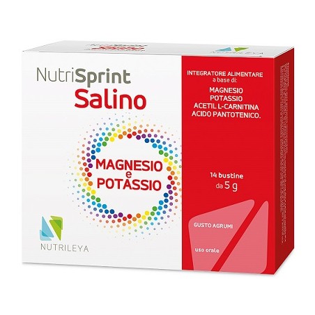 Nutrileya Nutrisprint Salino 14 Bustine - Vitamine e sali minerali - 935524001 - Nutrileya - € 10,03