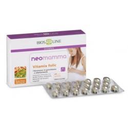 Bios Line Biosline Neomamma Vitamix Folic 40 Compresse New - Integratori prenatali e postnatali - 935386161 - Bios Line - € 1...