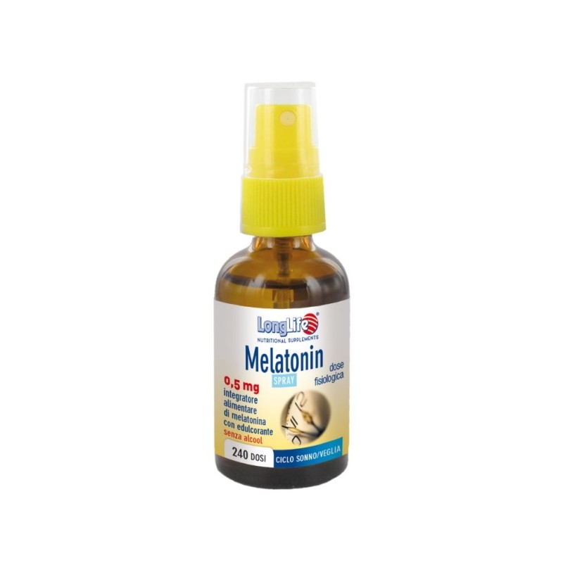 Phoenix - Longlife Longlife Melatonin Spray 0,5mg 30 Ml - Integratori per umore, anti stress e sonno - 933707770 - Longlife -...