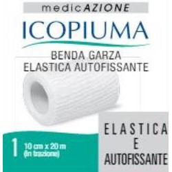 Desa Pharma Benda Garza Elastica Icopiuma Autofissante Cm 10 X 20 Mt - Medicazioni - 926561996 - Icopiuma - € 11,41