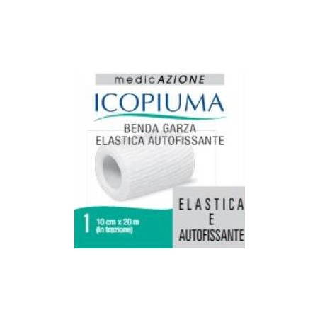 Desa Pharma Benda Garza Elastica Icopiuma Autofissante Cm 10 X 20 Mt - Medicazioni - 926561996 - Icopiuma - € 10,68