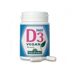 Naturando D3 Fast Vegan 60 Capsule - Integratori per dolori e infiammazioni - 942266418 - Naturando - € 11,38
