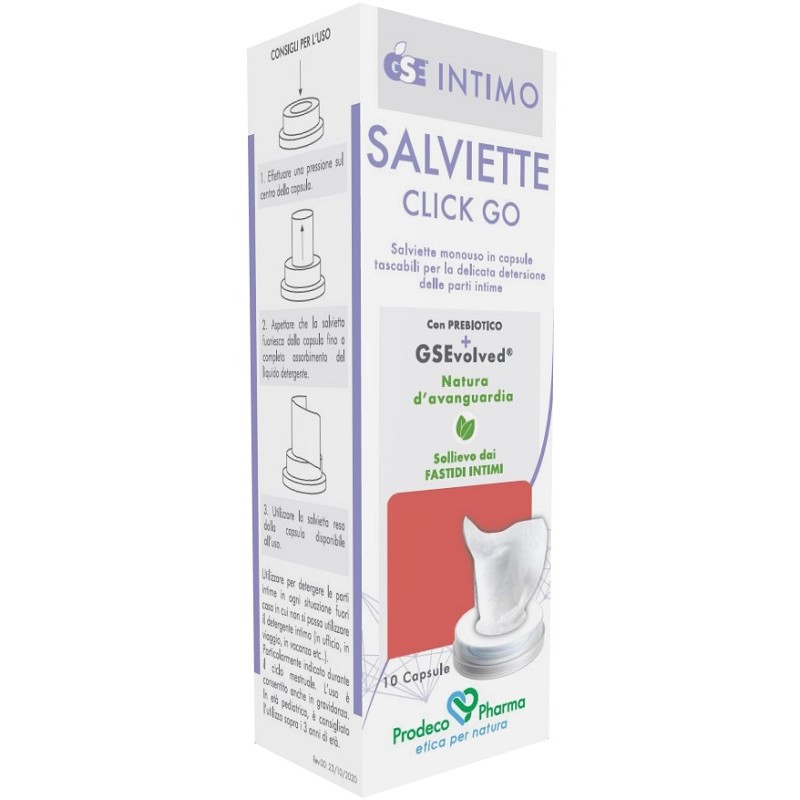 Prodeco Pharma Gse Intimo Salviette Click Go 10 Pezzi - Detergenti intimi - 981545496 - Prodeco Pharma - € 12,58