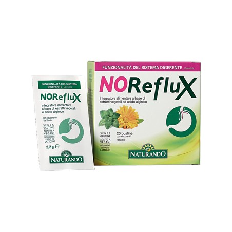 Naturando Noreflux Integratore Alimentare 20 Bustine - Integratori per apparato digerente - 930269321 - Naturando - € 11,05