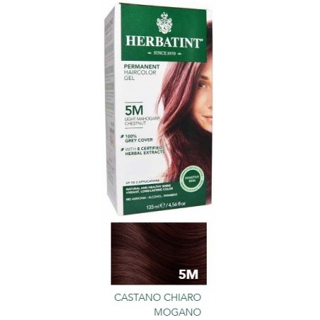 Antica Erboristeria Herbatint 5m Castano Chiaro Mogano 150 Ml - Tinte e colorazioni per capelli - 909125748 - Antica Erborist...