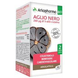 Arkofarm Arkocapsule Aglio Nero Bio 40 Capsule - Integratori per il cuore e colesterolo - 980769448 - Arkofarm - € 11,27