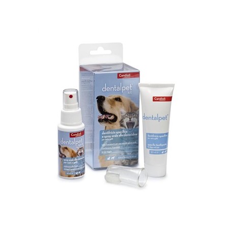 Candioli Ist. Profil. E Farm. Dentalpet Kit Dentifricio 50ml+spray Orale 50ml+1 Ditale - Rimedi vari - 904344328 - Candioli I...