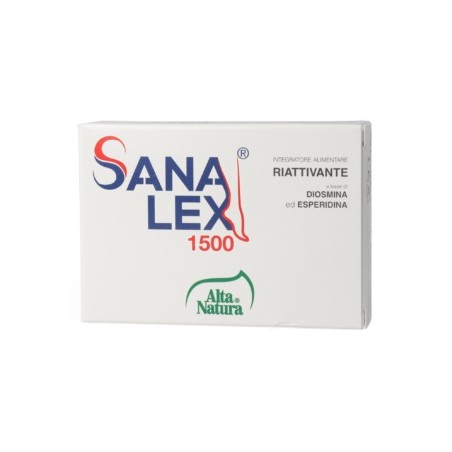 Alta Natura-inalme Sanalex 1500 20 Compresse - Circolazione e pressione sanguigna - 977703747 - Alta Natura - € 14,50