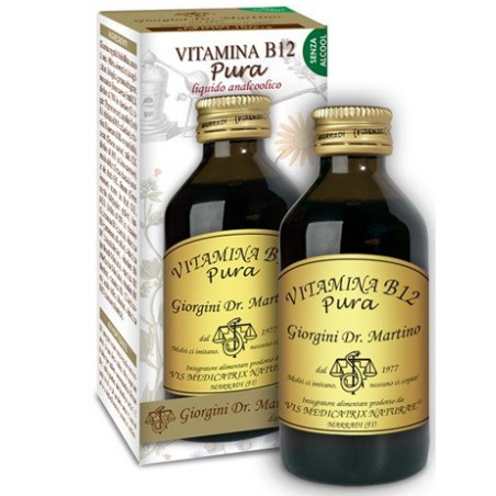 Dr. Giorgini Ser-vis Vitamina B12 Pura 100 Ml Liquido Analcolico - Vitamine e sali minerali - 926846561 - Dr. Giorgini - € 11,43