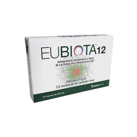 Anseris Farma Eubiota 12 10 Capsule - Integratori di fermenti lattici - 974383388 - Anseris Farma - € 11,69