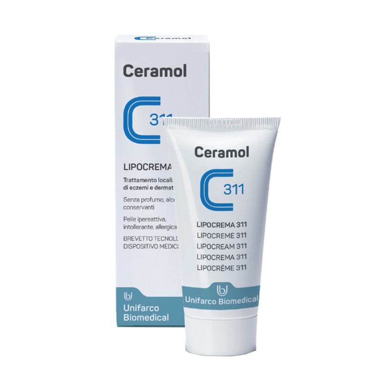 Unifarco Ceramol Lipocrema 311 50 Ml - Trattamenti per dermatite e pelle sensibile - 980512750 - Ceramol - € 14,98