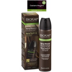 Bios Line Biokap Nutricolor Delicato Spray Ritocco Castano Mogano 75 Ml - Tinte e colorazioni per capelli - 940472259 - Bioka...