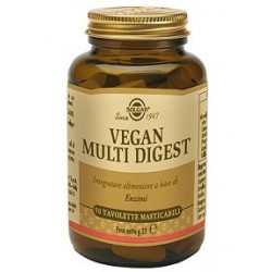 Solgar Vegan Multi Digest 50 Tavolette Masticabili - Integratori - 909332417 - Solgar - € 21,57