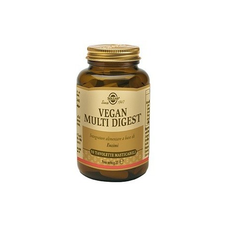 Solgar Vegan Multi Digest 50 Tavolette Masticabili - Integratori - 909332417 - Solgar - € 22,17
