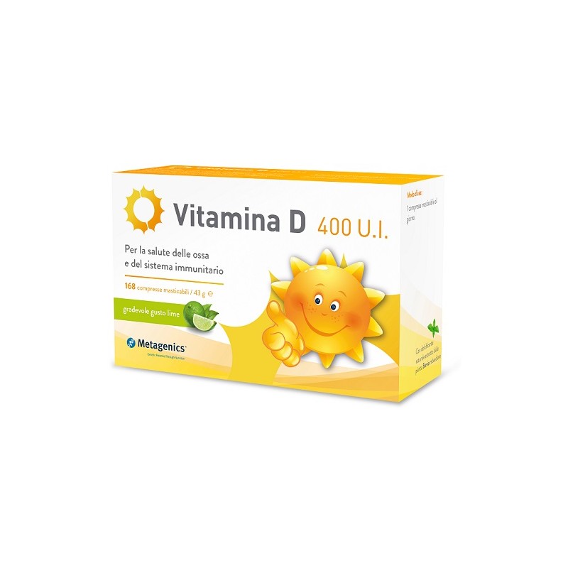 Metagenics Belgium Bvba Vitamina D 400 Ui 168 Compresse - Vitamine e sali minerali - 925018424 - Metagenics - € 15,11