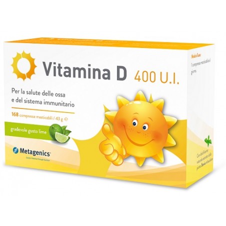 Metagenics Belgium Bvba Vitamina D 400 Ui 168 Compresse Metagenics - 1 Metagenics Belgium Bvba Vitamina D 400 Ui 168 Compresse Metagenics - 1