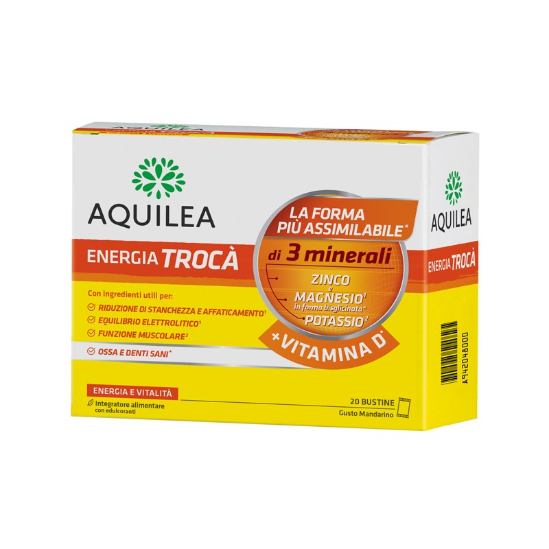 Uriach Italy Aquilea Energia D 20 Bustine - Vitamine e sali minerali - 942048000 - Uriach Italy - € 11,42