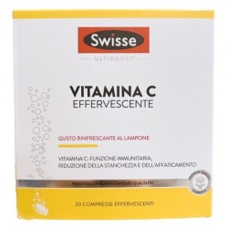 Swisse Vitamina C Effervescente Integratore Nutriente 20 Compresse - Vitamine e sali minerali - 978837540 - Swisse - € 9,90