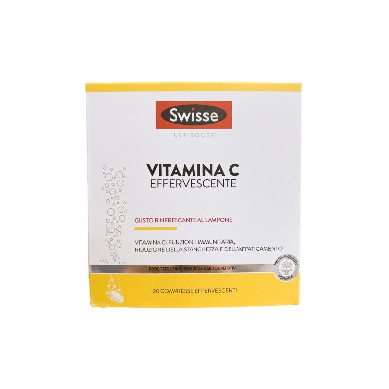 Swisse Vitamina C Effervescente Integratore Nutriente 20 Compresse - Vitamine e sali minerali - 978837540 - Swisse - € 5,20