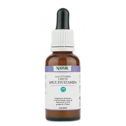 Natur Easy Liquid Multivitamin 30 Ml - Vitamine e sali minerali - 977629260 - Natur - € 12,02
