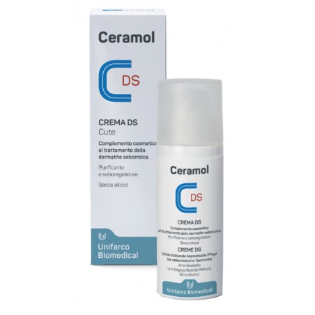 Unifarco Ceramol Ds Crema 50 Ml - Trattamenti per pelle impura e a tendenza acneica - 974056436 - Ceramol - € 14,61