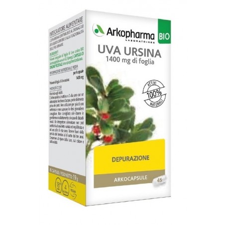 Arkofarm Arko Capsule Uva Ursina Bio 45 Capsule - Integratori per apparato uro-genitale e ginecologico - 979257490 - Arkofarm...