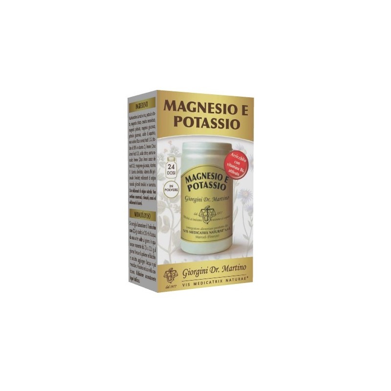 Dr. Giorgini Ser-vis Magnesio E Potassio Polvere 180 G - Vitamine e sali minerali - 983364403 - Dr. Giorgini - € 11,68