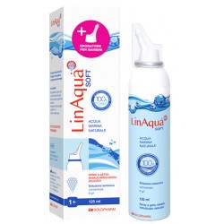 Bio Medical Healthcare Soluzione Spray Isotonica Nasale Linaqua Soft 125 Ml Con Doppio Erogatore - Prodotti per la cura e igi...