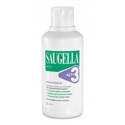 Meda Pharma Saugella Acti3 Tripla Protezione Detergente Intimo 500 Ml - Detergenti intimi - 944854874 - Saugella - € 12,84