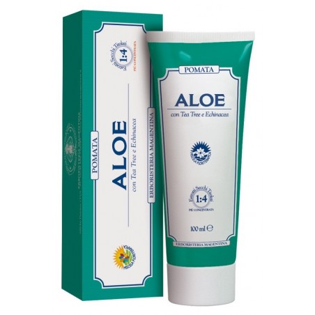 Erboristeria Magentina Aloe Pomata 100 Ml Erboristeria Magentina - 1 Erboristeria Magentina Aloe Pomata 100 Ml Erboristeria Magentina - 1