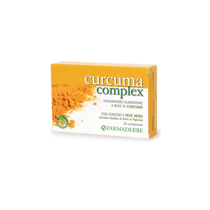 Curcuma Complex per Funzione Digestiva 30 Compresse - Integratori per apparato digerente - 926310741 - Farmaderbe - € 12,60
