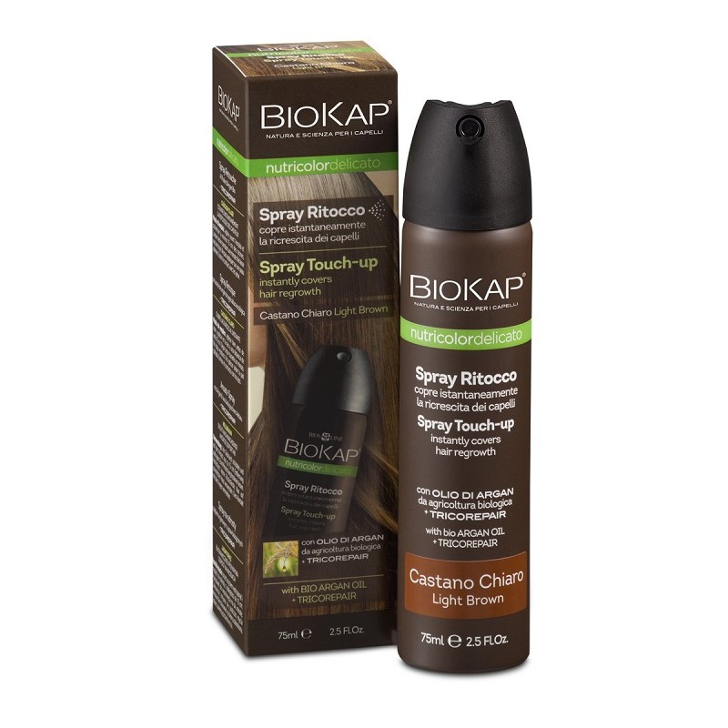 Bios Line Biokap Nutricdel Spray Ritocco Castano Chiaro 75 Ml - Tinte e colorazioni per capelli - 935848491 - Biokap - € 13,86