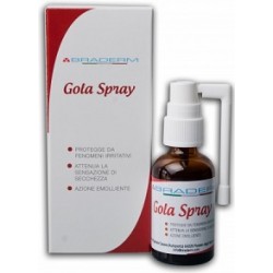 Gola Spray 30 Ml Braderm - Prodotti fitoterapici per raffreddore, tosse e mal di gola - 930552688 - Braderm - € 14,49