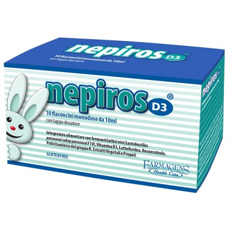 Farmagens Health Care Nepiros D3 10 Flanconcini Da 10 Ml Farmagens Health Care - 1 Farmagens Health Care Nepiros D3 10 Flanconcini Da 10 Ml Farmagens Health Care - 1