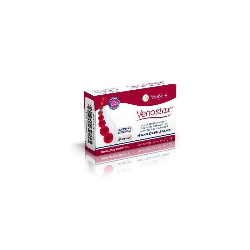 Fitobios Venostax 30 Compresse - Circolazione e pressione sanguigna - 926830252 - Fitobios - € 11,97