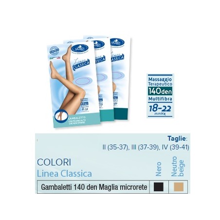 Desa Pharma Sauber Gambaletto 140 Maglia Microrete Nero 3 Linea Classica - Calzature, calze e ortopedia - 903531820 - Sauber ...