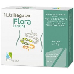 Nutrileya Nutriregular Flora 14 Bustine - Integratori di fermenti lattici - 935524052 - Nutrileya - € 11,50