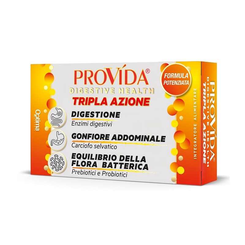 Optima Naturals Provida Tripla Azione 30 Capsule - Integratori di fermenti lattici - 925596847 - Optima Naturals - € 13,76