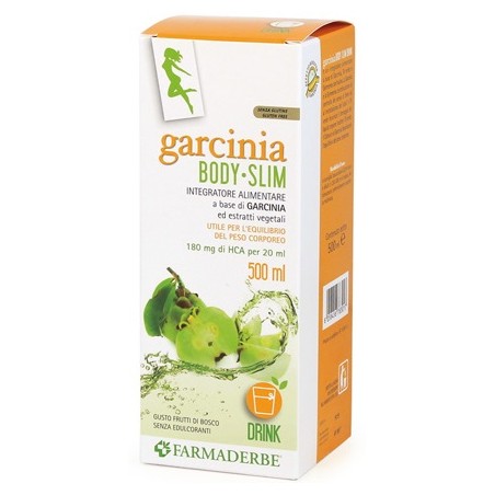 Farmaderbe Garcinia Body Slim Gusto Frutti Di Bosco 500 Ml - Integratori per dimagrire ed accelerare metabolismo - 971041734 ...