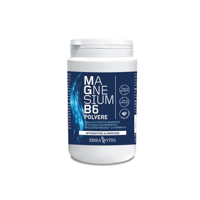 Erba Vita Group Magnesium B6 Polvere 200 G - Vitamine e sali minerali - 979323019 - Erba Vita - € 13,47