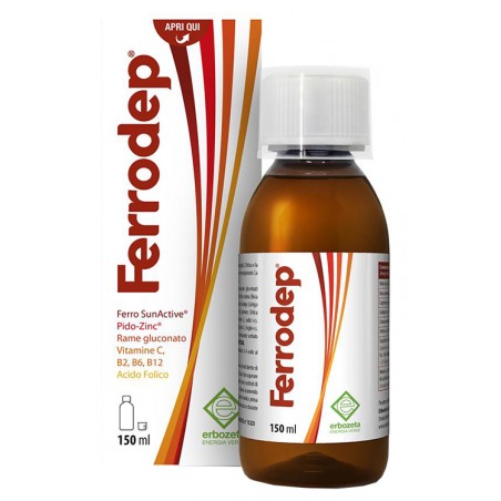 Erbozeta Ferrodep 150ml - Vitamine e sali minerali - 904587399 - Erbozeta - € 13,44