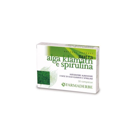 Farmaderbe Alga Klamath E Spirulina 30 Compresse - Integratori per sportivi - 930006731 - Farmaderbe - € 13,04